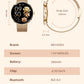 MEVADEN 8.5mm Ultra-thin Luxury Stainless Steel Smart Watch Women