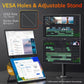 Dual Portable Monitor FHD Laptop Screen Extender Folding Stacked Monitors