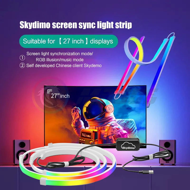 Skydimo Monitor Ambilight Lights PC E-Sport Gamer Ambient RGB Strip, Desktop