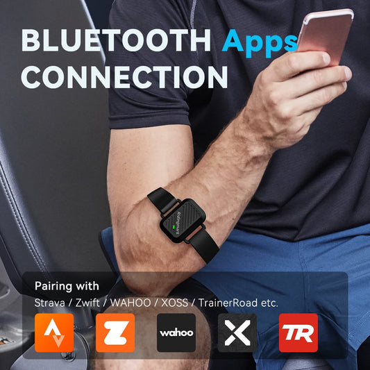 Ridingmark H100 Heart Rate Sensor Wrist Arm Strap Band BLE ANT+ IPX6 Sports