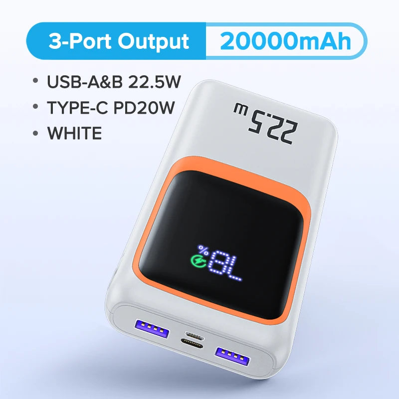 Power Bank External Large Battery Capacity PD 22.5W Fast Charging
