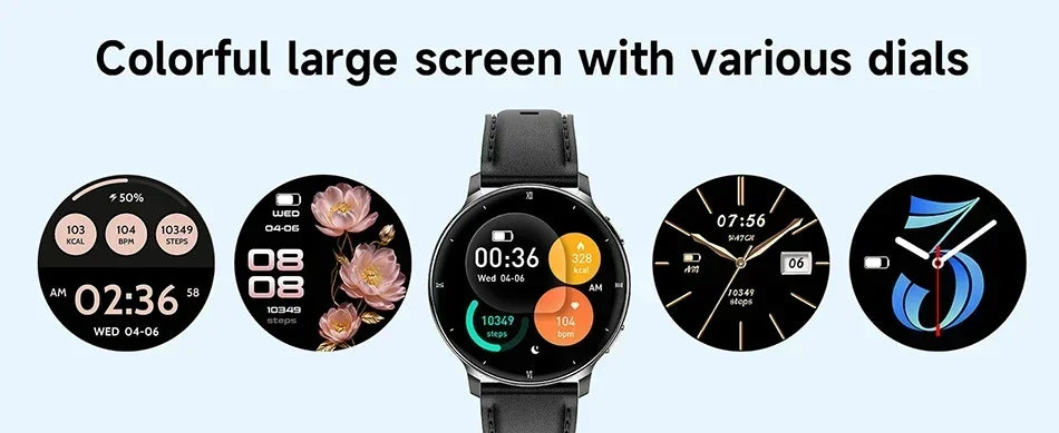 2026New 7.6mm Ultra Thin Women Smartwatch AMOLED Display Bluetooth