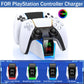 RGB Controller Charging Station For PS5 Dual Fast Charger RGB Indicator Charging