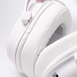 Redragon White Wired Gaming Headset - 7.1 Surround Sound Memory Foam Ear